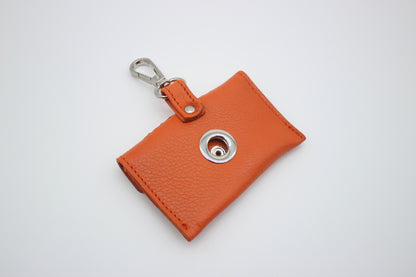 FinestPaw_Hundetuetenhalter_Flechtkunst_Slim_Papaya_silber_back