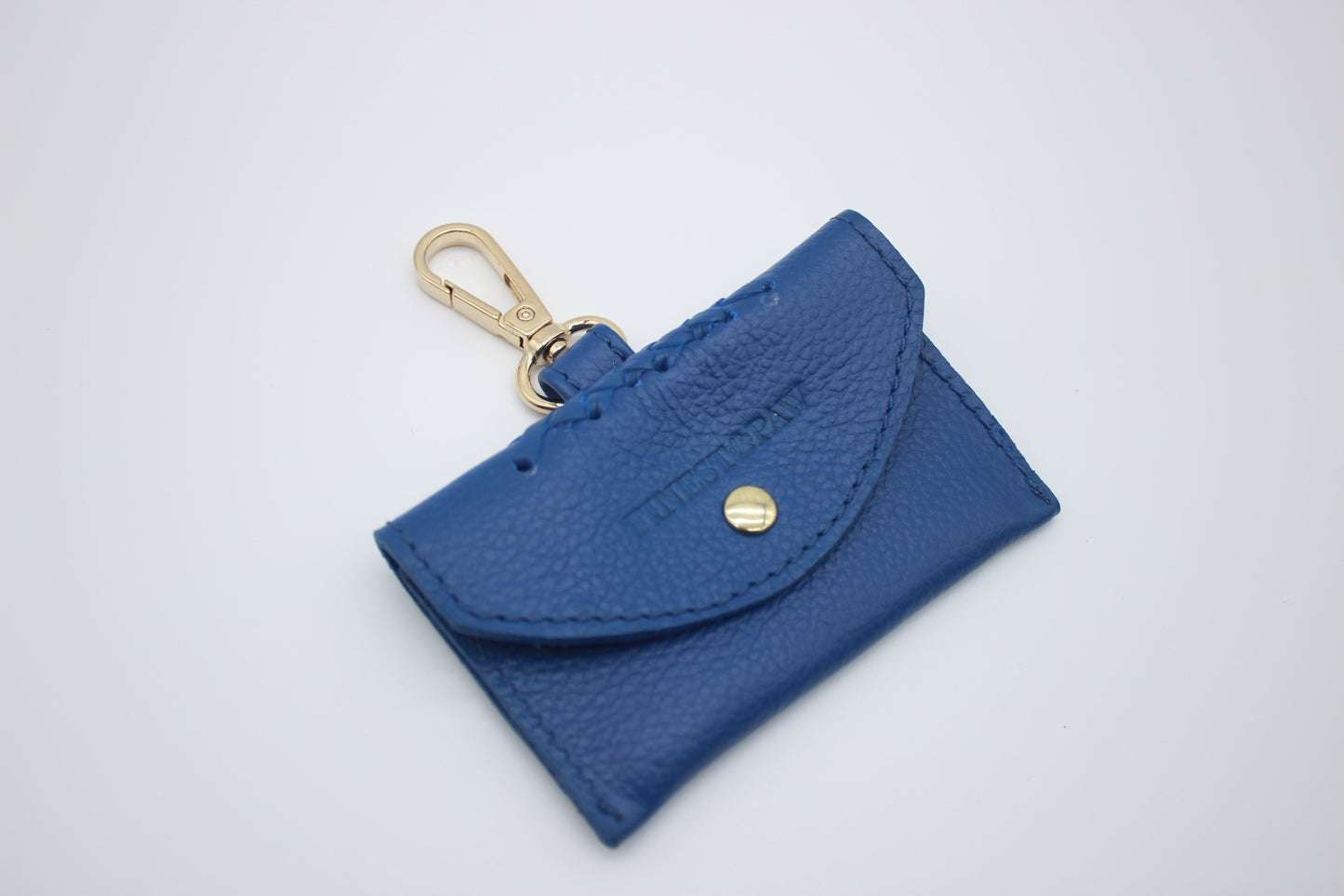 FinestPaw_Hundetuetenhalter_Flechtkunst_Slim_royal-blau_gold_oben