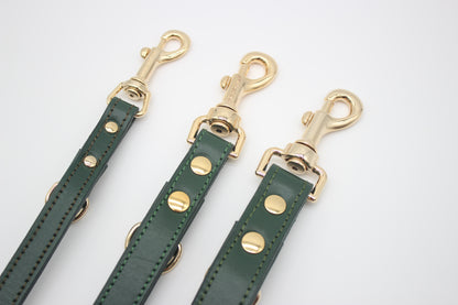 FinestPaw_Leine_Flechtkunst_Fuehrleine_fichte_all_all_gold_3karabiner