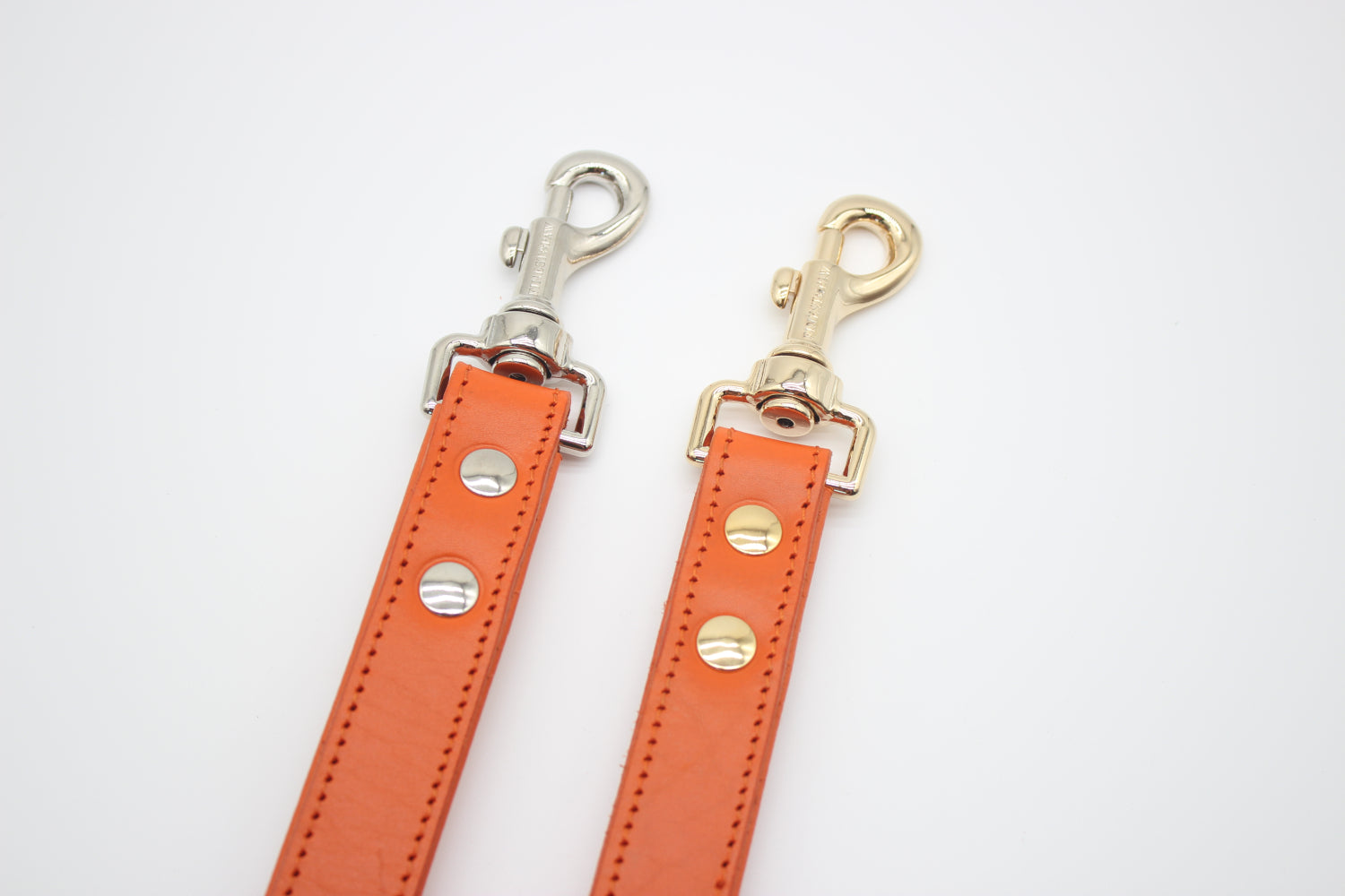 FinestPaw_Leine_Flechtkunst_Fuehrleine_papaya_all_all_all_goldsilber