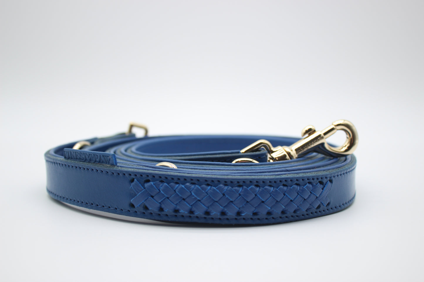 FinestPaw_Leine_Flechtkunst_Fuehrleine_royalblau_all_2.5cm_all_logo