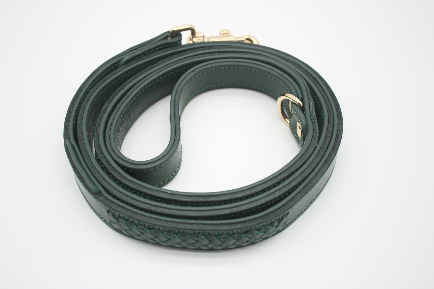 FinestPaw_Leine_Flechtkunst_Kurzleine_fichte_all_all_gold_oben