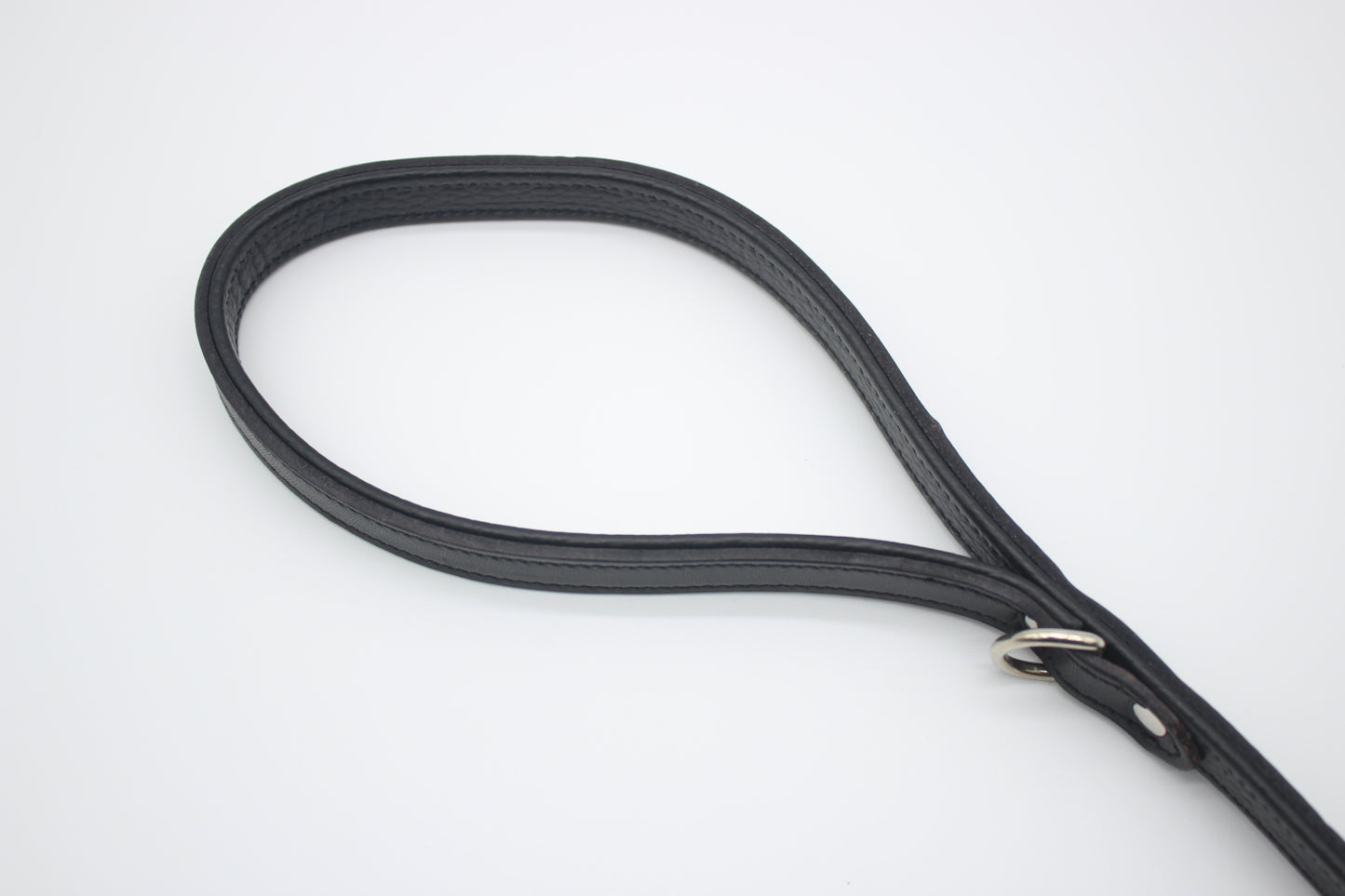 FinestPaw_Leine_Flechtkunst_Kurzleine_schwarz_all_2.0cm_silber_handschlaufe