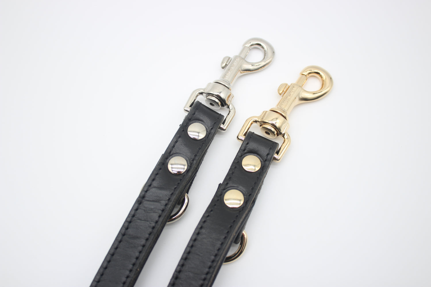 FinestPaw_Leine_Flechtkunst_Kurzleine_schwarz_all_all_all_goldsilber