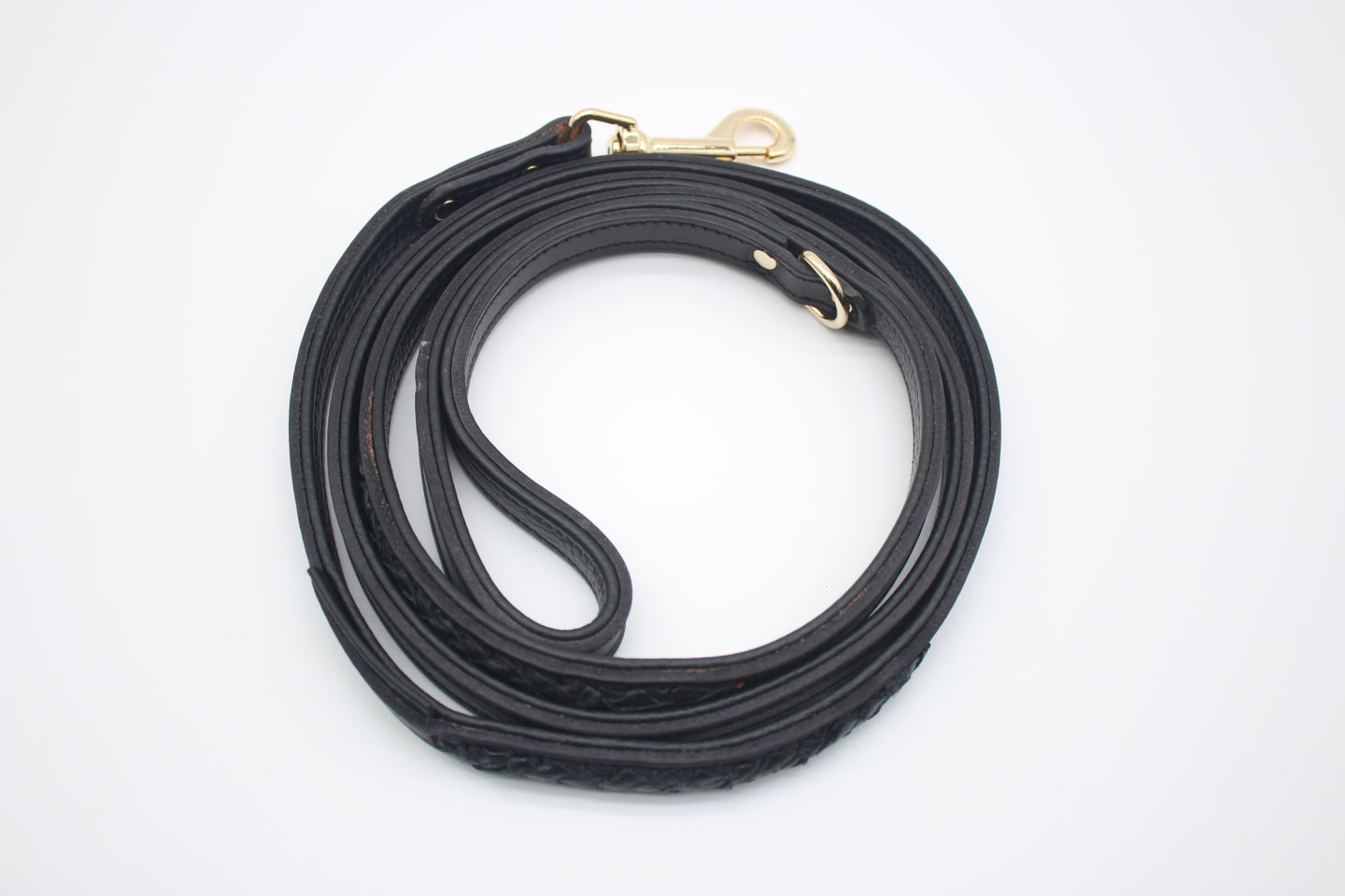 Flechtkunst Kurzleine 150cm Schwarz