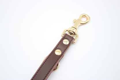 FinestPaw_Leine_Soft_Komfort_Fuehrleine_braun-bordeaux_all_all_gold_karabiner