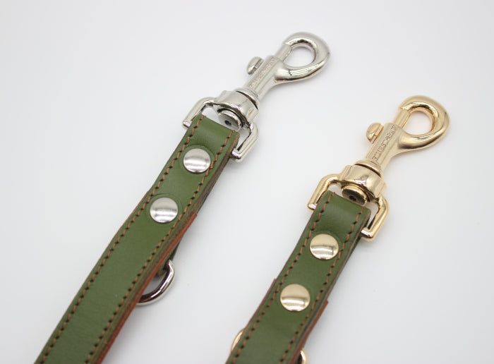 FinestPaw_Soft_Komfort_Leine_Collection_GS Hundeleienn Karabiner Gold Silber